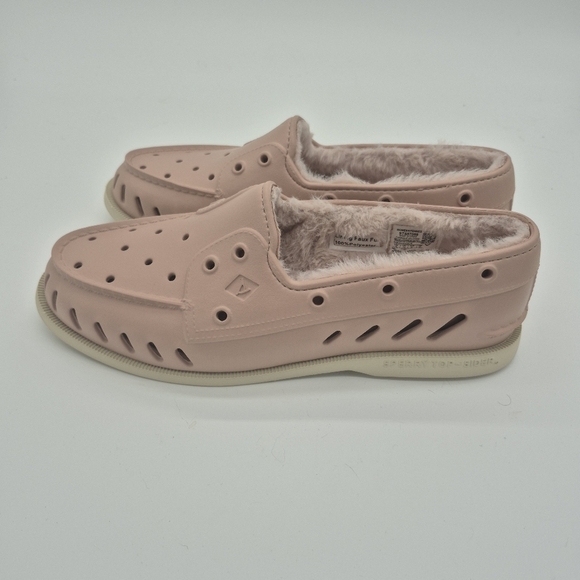 Sperry Womens Boat Shoes Dusty Rose Top-Sider Original Float Cozy Size 10 NWOB - Picture 2 of 11